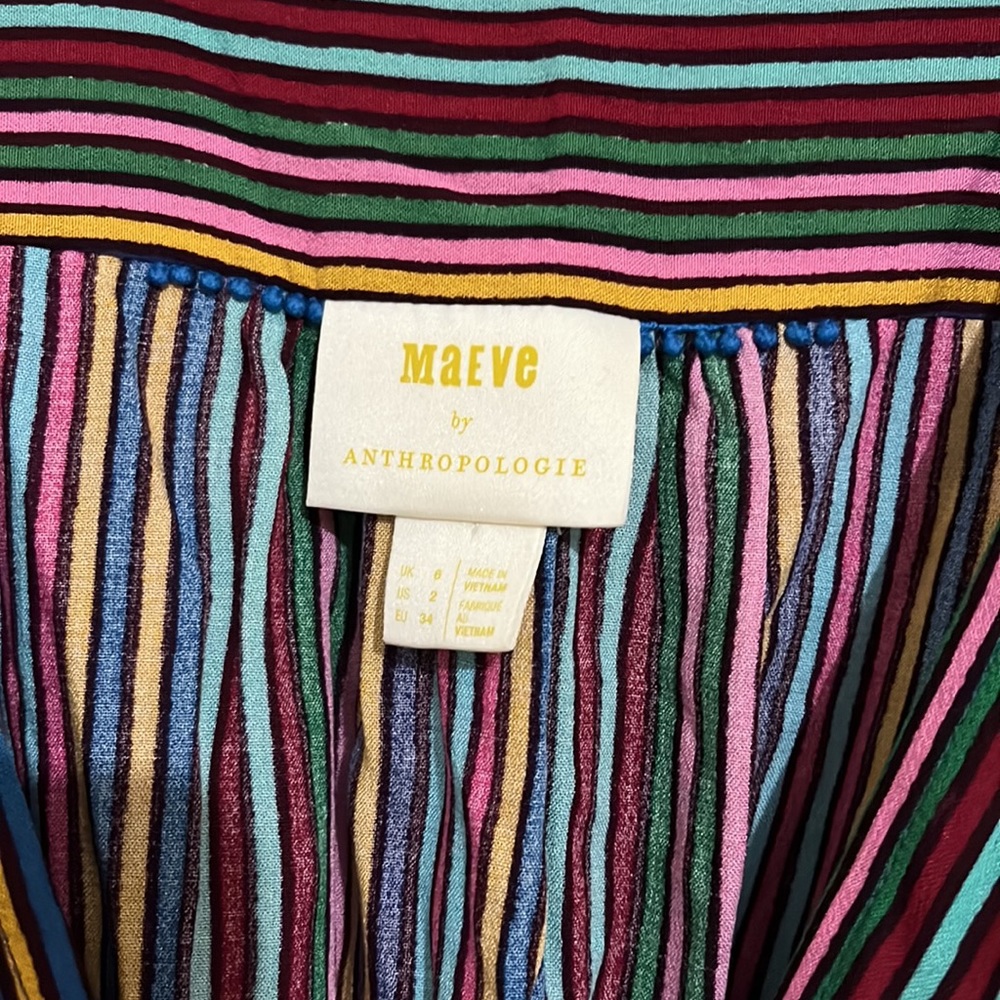 Maeve Anthropologie Colourful Blouse - Picture 4 of 5